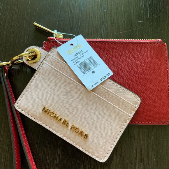 🐝 🆕 NWT MICHAEL KORS wristlet with card holder - Picture 7 of 10